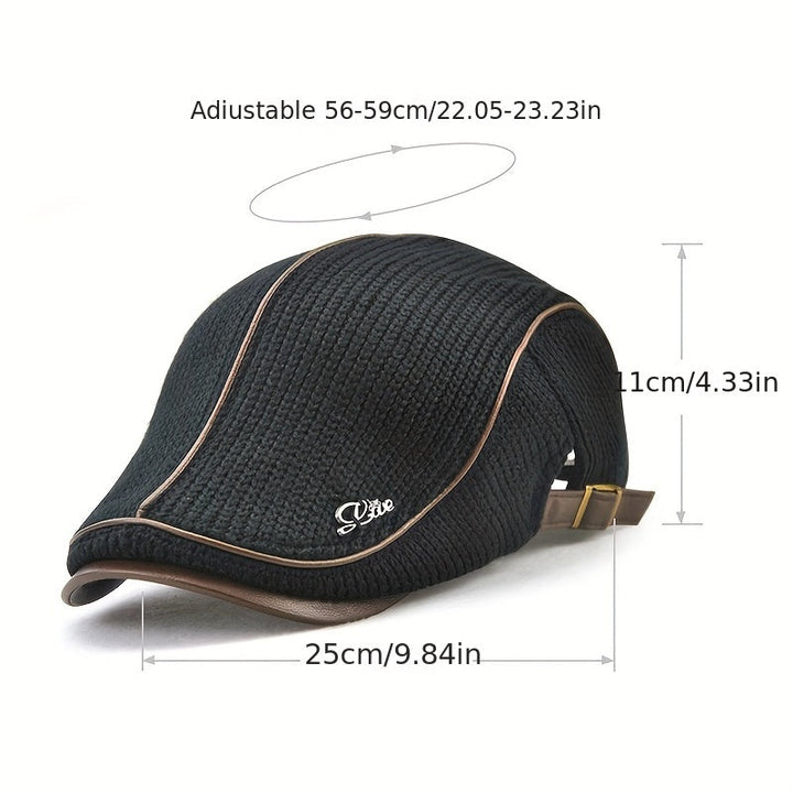 Unisex knitted beret hat warm & fashionable for autumn and winter – Elias