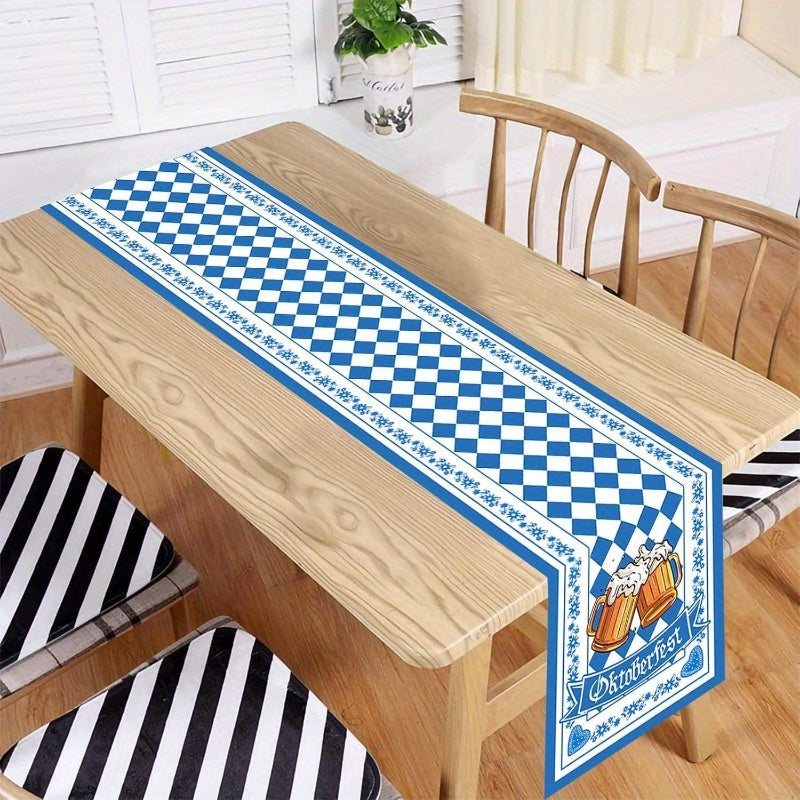 1 stk. bordløber med rombemønster – WiesnLøber Oktoberfest 2025