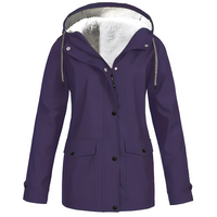 Fleece-Lined Women's Rain Jacket - WarmWarder