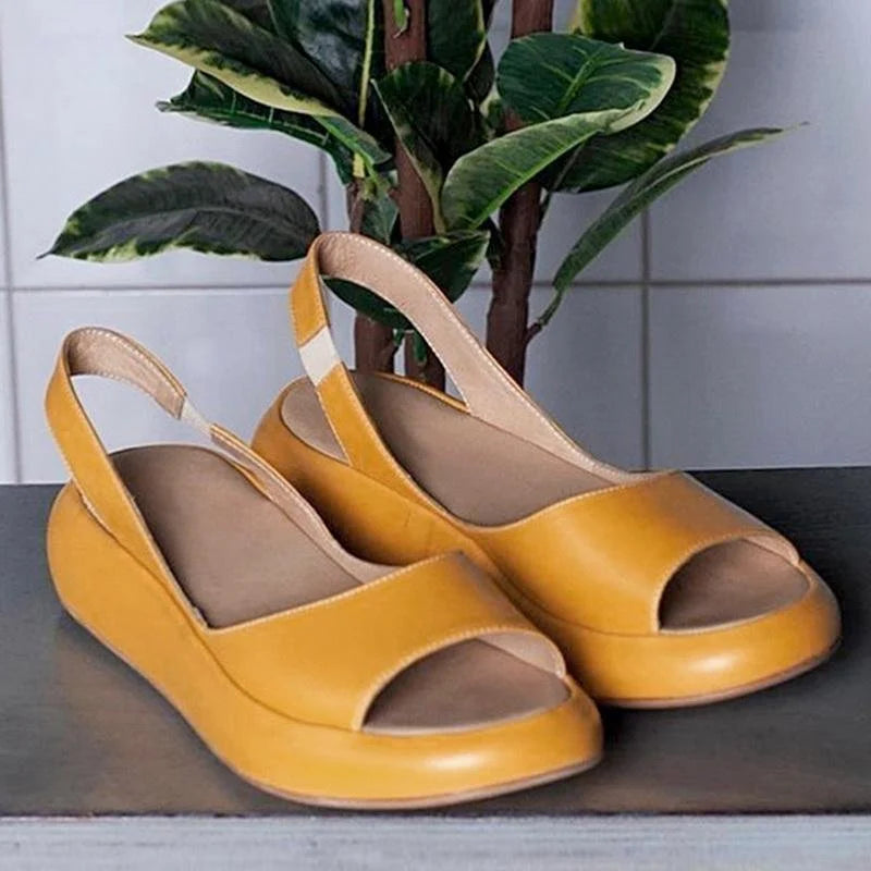 Orthopedic Women's Comfort Sandals with Low Heel – Livana