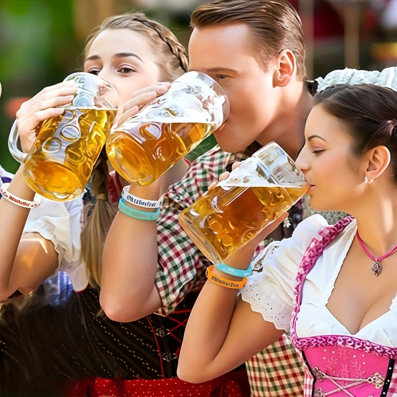 Silikonearmbåndsæt (24 stk) – WiesnBand Oktoberfest 2025