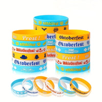 Silikonearmbåndsæt (24 stk) – WiesnBand Oktoberfest 2025
