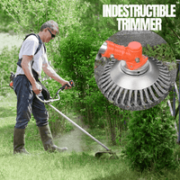 Steel trimmer blade for weeds & grass – WeedRazor