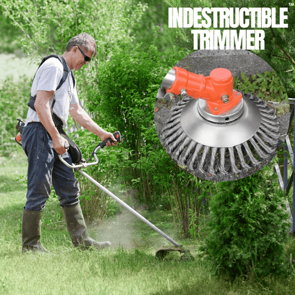 Steel trimmer blade for weeds & grass – WeedRazor