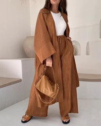 Casual Two-Piece Set for Women with Vest and Pants – Thalia