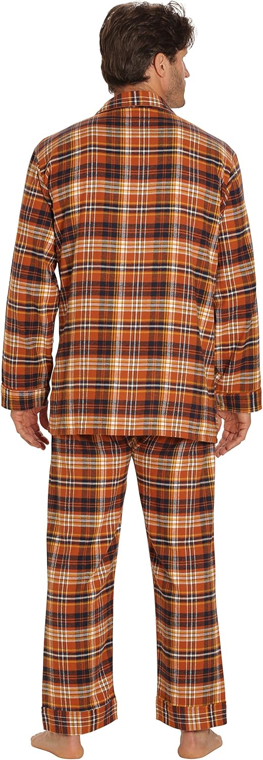 Luxury Flannel Men's Pajamas - Wyatt
