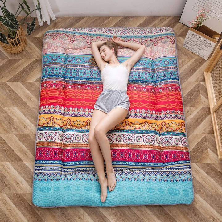 Foldable Japanese Futon Floor Mattress with Memory Foam Support – Arivon