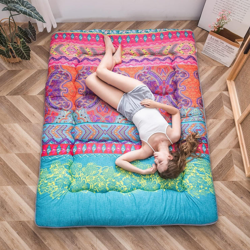 Foldable Japanese Futon Floor Mattress with Memory Foam Support – Arivon