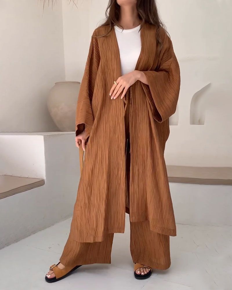 Casual Two-Piece Set for Women with Vest and Pants – Thalia