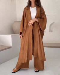 Casual Two-Piece Set for Women with Vest and Pants – Thalia