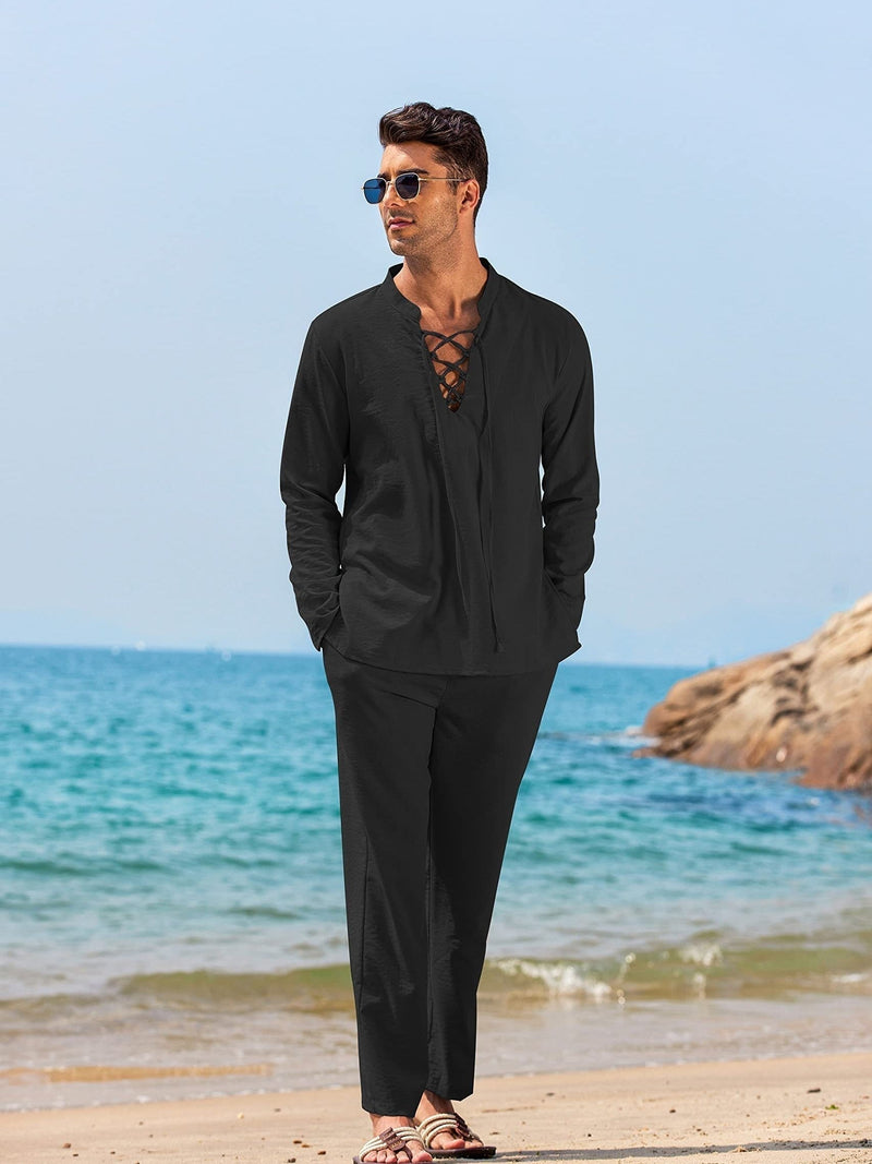 Two-piece Linen Set for Men – Milo