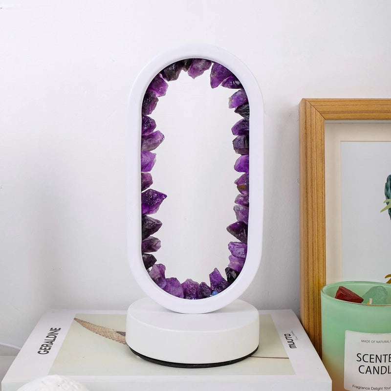 Håndlavet ametystlampe - Serenith