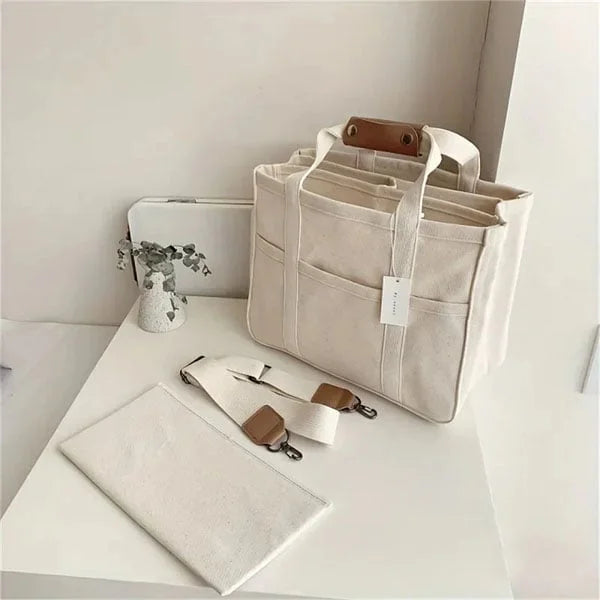 Canvas skuldertaske – UrbanGrace