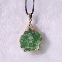 Fine Natural Moldavite Necklace – Lyra