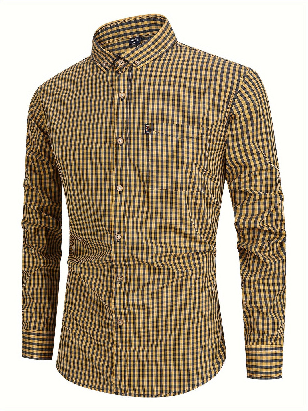 Camisa de hombre a cuadros con ajuste cómodo – Jules