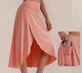 Sportlicher Rock mit hoher Taille und asymmetrischem Schnitt – Alexia