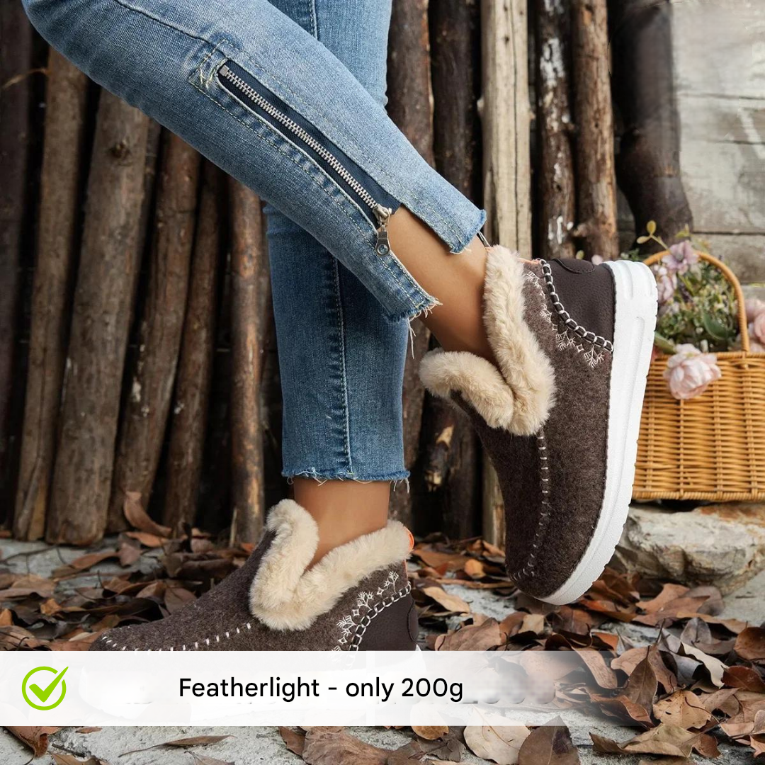 Women's Comfort Shoes with Plush Lining – Valeria