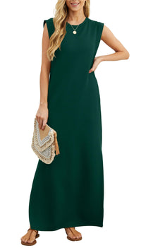 Vestido maxi aireado con bolsillos para mujer – Romy