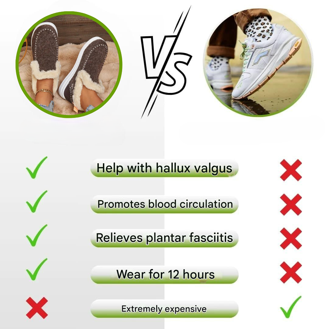 Women's Comfort Shoes with Plush Lining – Valeria