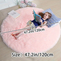 Round Fluffy Rug - Clouda