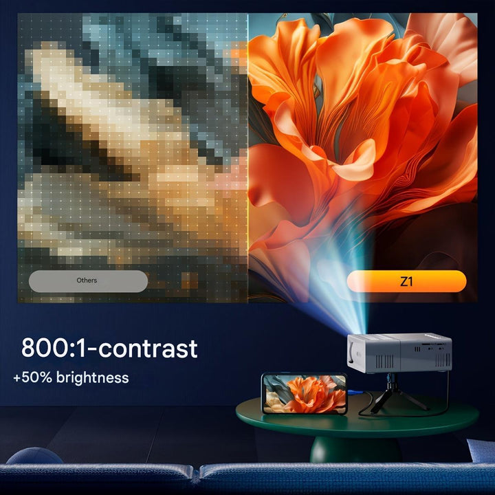 Ultra-High Brightness Mini Projector (3000 Lumens) - LumoBeam