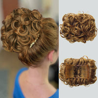 Curly Bun Hair Extension – FluffyFix