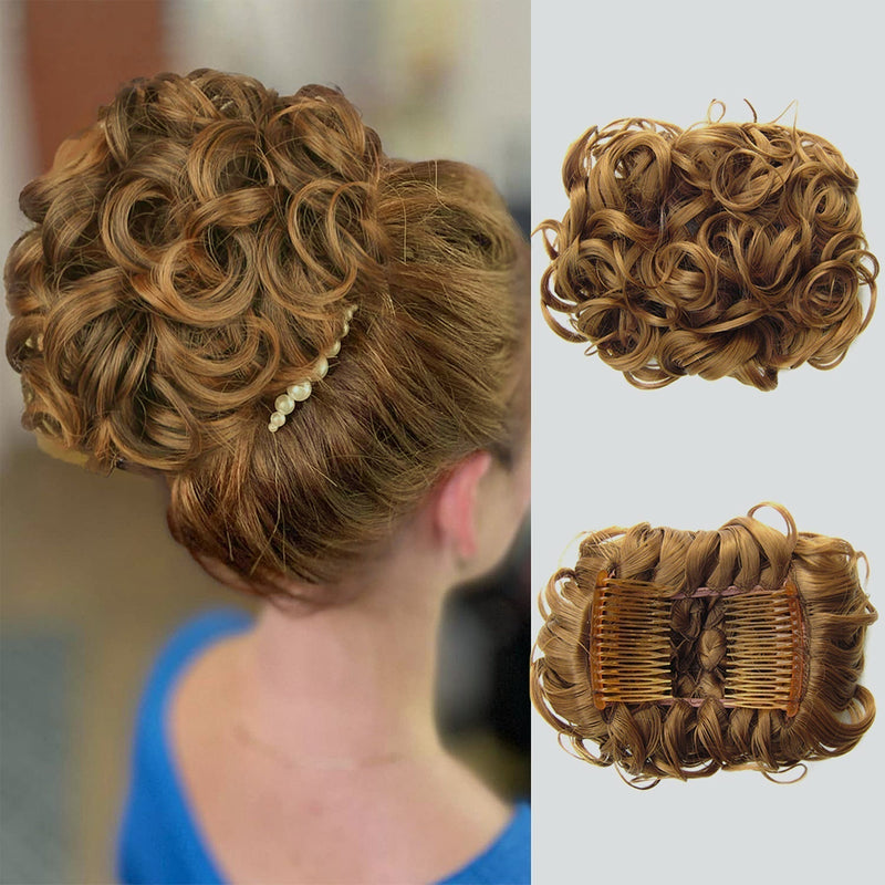 Curly Bun Hair Extension – FluffyFix