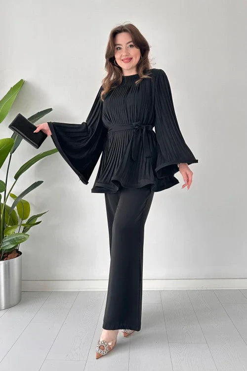 Conjunto de ropa plisada para mujer – Selene