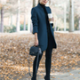 Damen Stehkragen Wintermantel mit zeitlosem Design – Reginel
