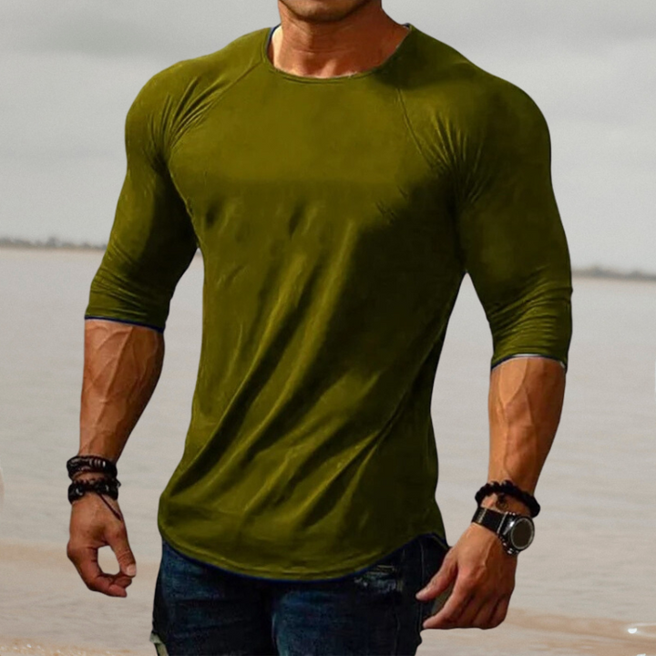 Camisa ajustada elástica para hombre con estilo - Felix