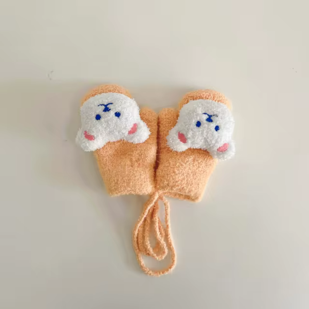 Children's winter gloves with bear motifs – TinyBear gloves