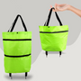 2-in-1 Umwandelbare Einkaufstasche mit Rollen – CarryFlex