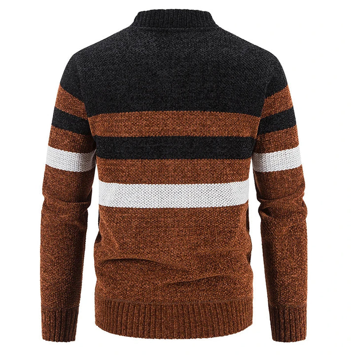 Men's Striped Autumn Sweater – Tobias