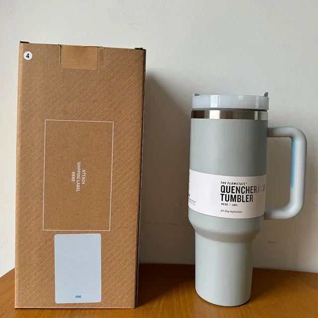 Vaso aislado al vacío con tapa y pajilla – TermoVaso