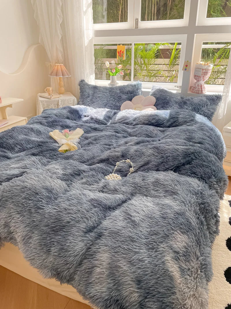 Meget blødt sengelinned-sæt i bolsje-farver - FluffCandy