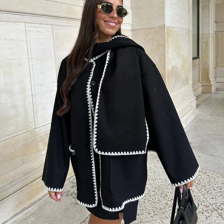 Women's long wool coat for autumn – Amelie