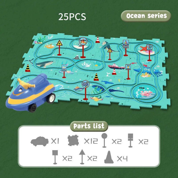 Set de rompecabezas de vehículos formativos - CleverKids