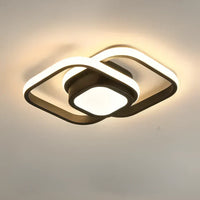 Modern LED ceiling light with double ring design – Twilight Rings