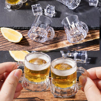 30 Pieces Clear Plastic Mini Beer Mugs – MiniMug30 Oktoberfest 2025