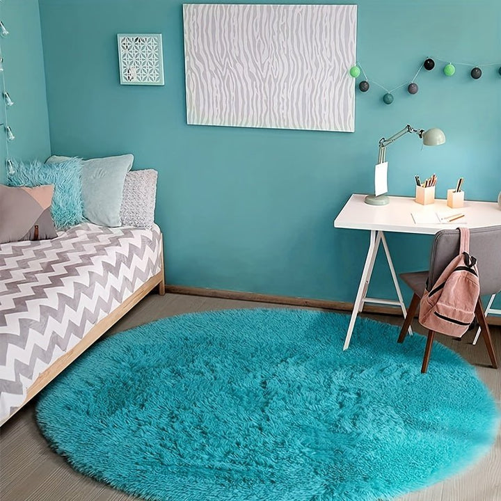 Round Fluffy Rug - Clouda