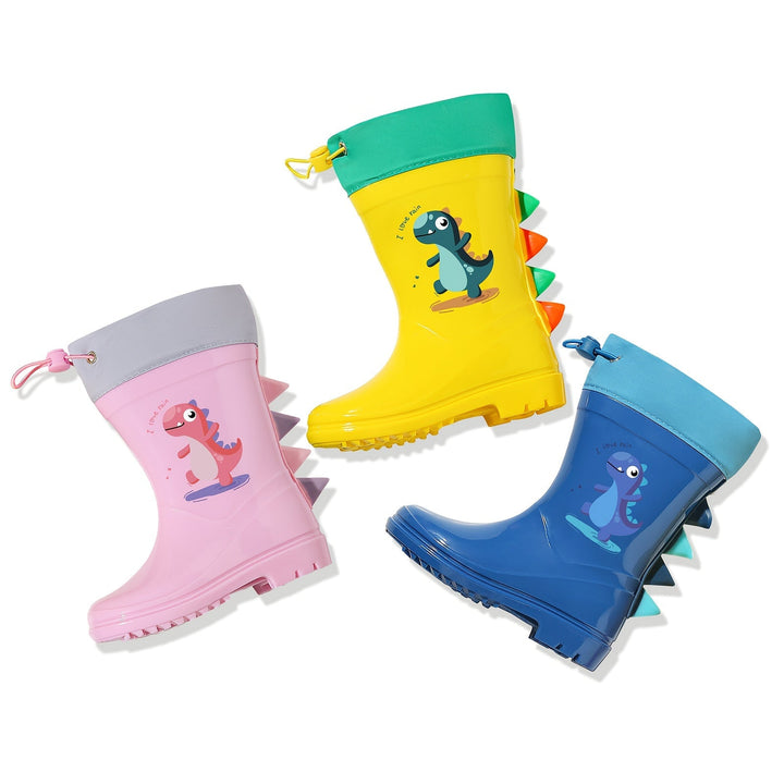 Botas de goma infantiles coloridas con motivos de animales – Leo