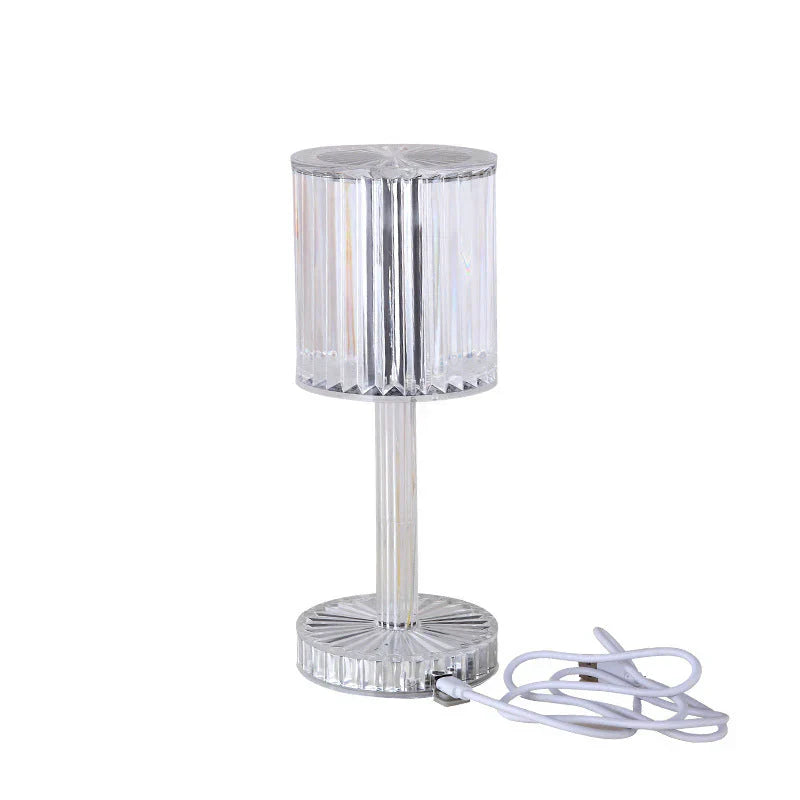 Dimmbar krystallbordlampe med moderne belysning – Seraphine