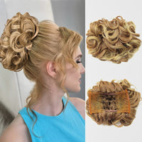 Curly Bun Hair Extension – FluffyFix