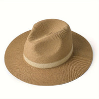 Trendy solhatt med bred brem for damer og herrer – SunShield Panama