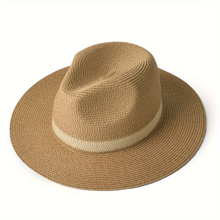 Trendy solhatt med bred brem for damer og herrer – SunShield Panama