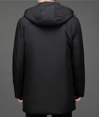 Classic down jacket with hood – Victor