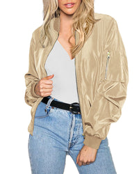 Modisk streetwear-bomberjakke – Daniela