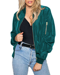 Modisk streetwear-bomberjakke – Daniela