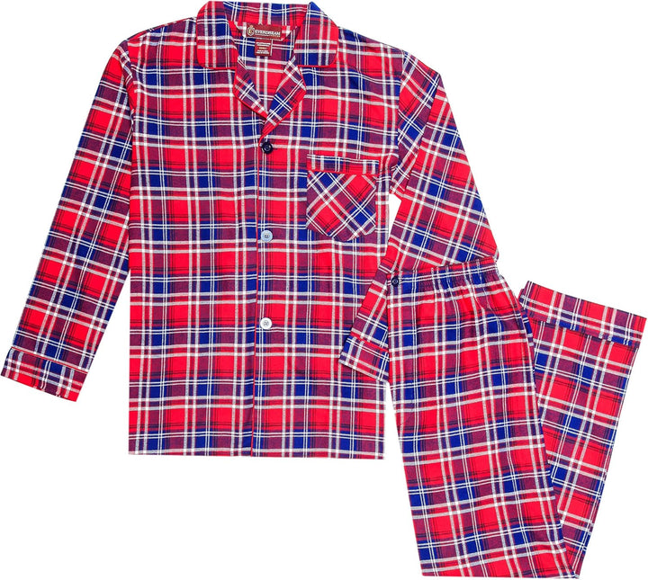 Luxury Flannel Men's Pajamas - Wyatt