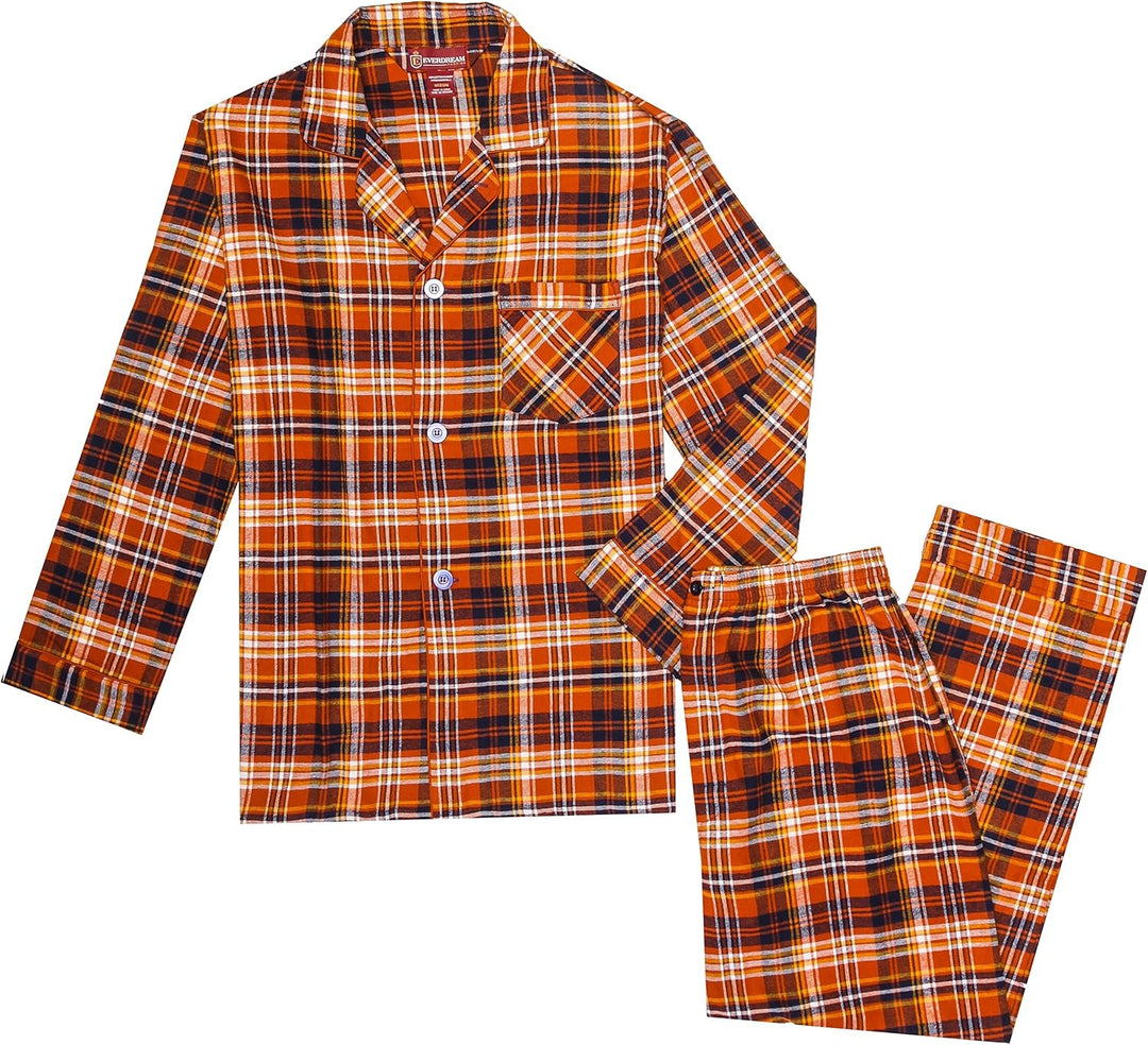 Luxury Flannel Men's Pajamas - Wyatt